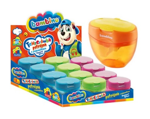 Trojitý orezávač s nádobou Bambino Mix
