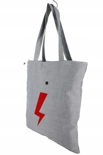 Nákupná taška A4 Red lightning Grey