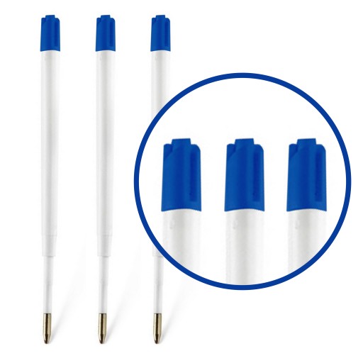 Náplne BALLPOINT, plniteľné, bežné, hrubé, typu zenitového pilota