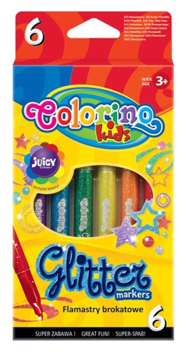 Colorino Kids trblietavé fixky 6 farieb