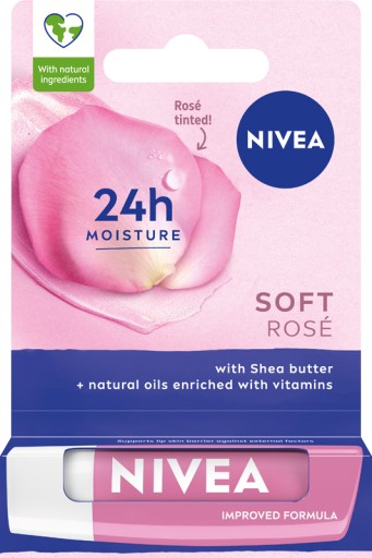Ochranný rúž NIVEA Soft Rose