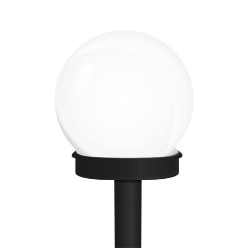 ATRIS Solar biela guľa na čiernej nohe 15cm 6500K LUMILED