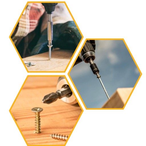 TESÁRSKE SKRUTKY DO DREVA 3,5x50 TAPERED TORX 200 ks CS 35050 DOMAX