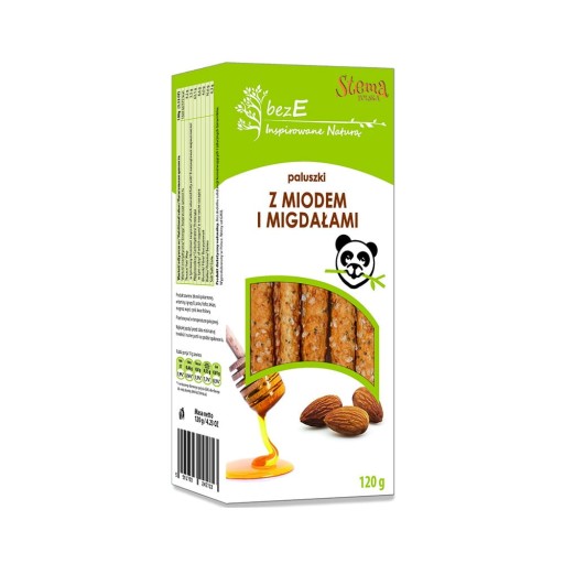 Tyčinky STEMA & MANLESS s medom a mandľami bez E 120g