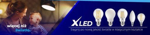 XLED C35E14 4,5W teplá biela LED žiarovka