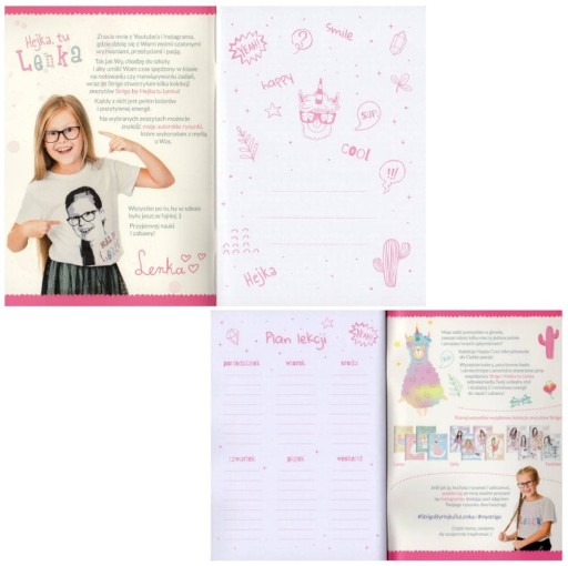NOTEBOOK A5/32K STRIGO GRID séria Hejka, to je Lenka
