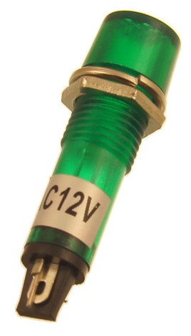 Kontrolka napájania 10mm XD10-3 zelená 12V