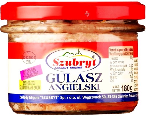 ENGLISH STEW 180g Szubryt Prémiová kvalita!