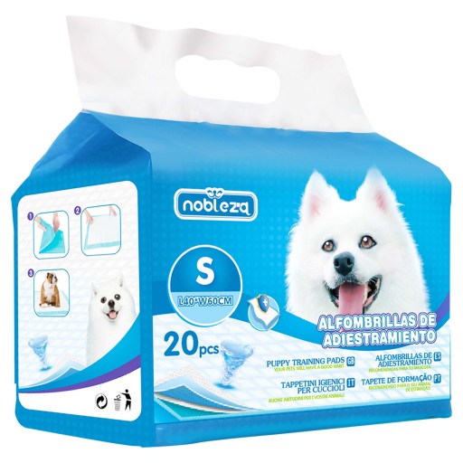 ABSORPČNÉ HYGIENICKÉ PODLOŽKY PRE PSA PRE ZVIERATÁ S 40X60 CM 20 KS