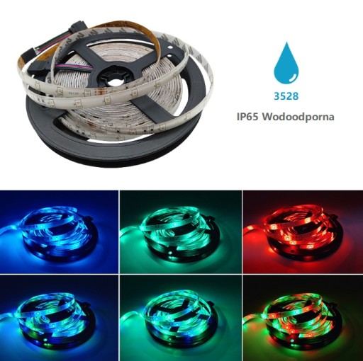 VODEODOLNÝ SMD LED PÁS 5M RGB FAREBNÝ + DIAĽKOVÉ OVLÁDANIE