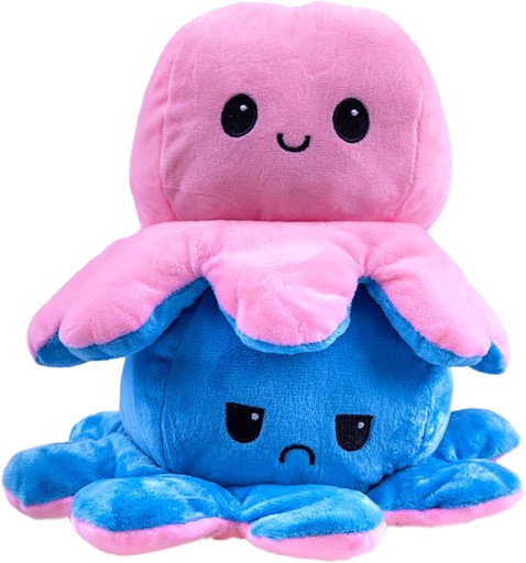 Octopussy Mascot 2v1 OBOJSTRANNÝ PLYŠOVÝ 20CM PLYŠOVÝ MEDVEĎ