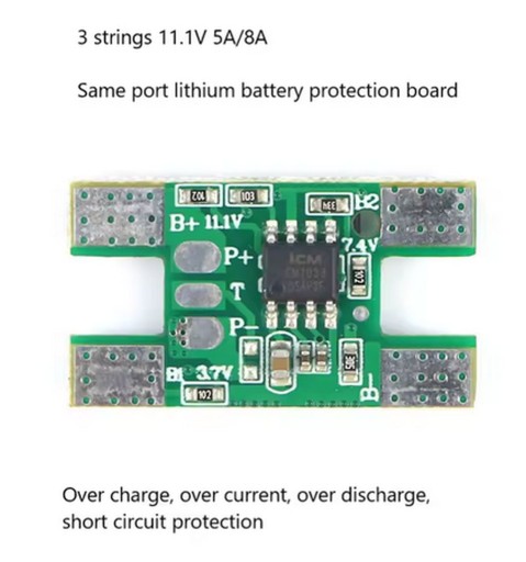 NABÍJACÍ MODUL BATÉRIE 3S 8A OCP 20A