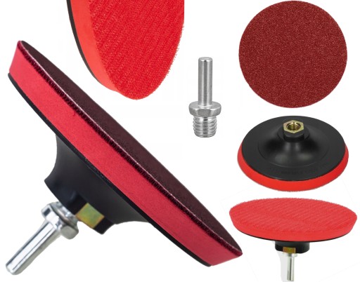 FLEXIBILNÝ KOTÚČ S VRTÁKOU BRÚSKY NA VELCRO 125