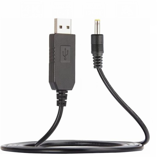 USB NAPÁJACÍ kábel 5V až 9V DC zástrčka 5,5x2,1mm