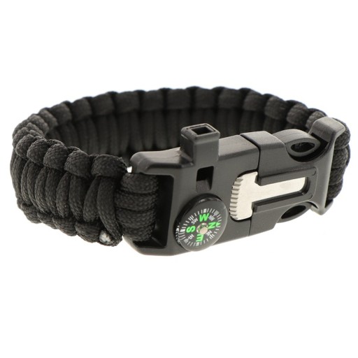 NÁRAMOK PREŽITIA S KOMPASOM PARACORD 5 V 1