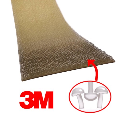 Priemyselný suchý zips 2,5x50cm s lepidlom 3M Dual Lock