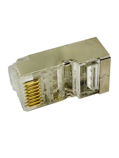 Zástrčka RJ45 s krytom kat.6, tienená AWG 26-24, 1 kus