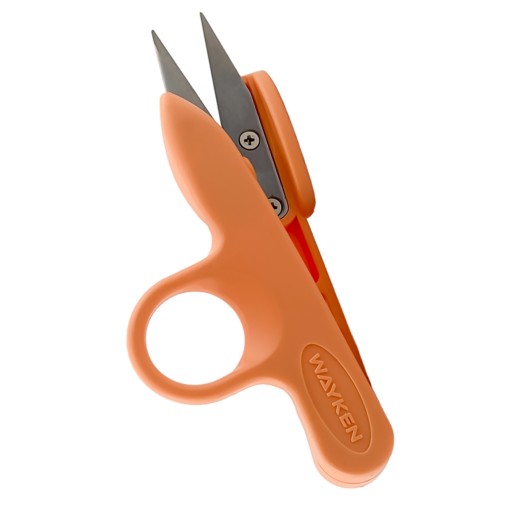 Krajčírske nožnice, nožnice na nite, vyšívacie nite, 12 cm, ORANŽOVÉ