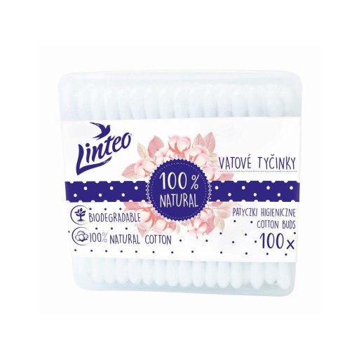 LINTEO PAPIEROVÉ TYČKY KRABIČKA 100 KS