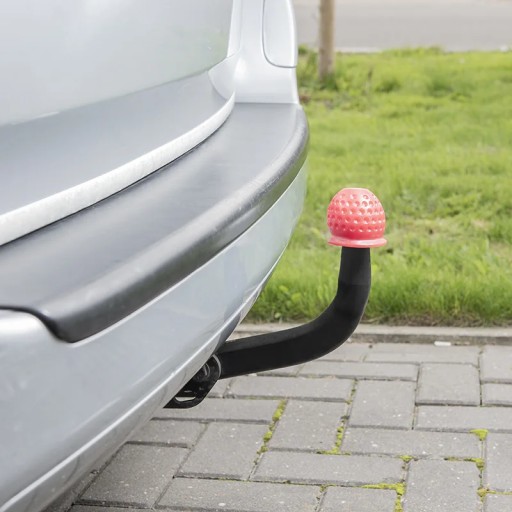 KRYT NA VLEČNÝ HÁK KRYT NA ŤAŽNÝ HÁK ČERVENÝ GOLFOVÁ GUMA ČERVENÁ
