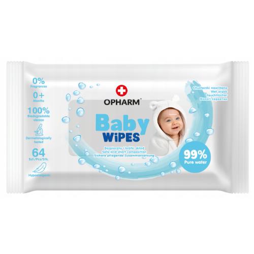 Opharm Baby Wipes Vlhčené obrúsky pre deti