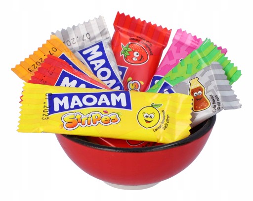 HARIBO MaOaM Stripes Ovocné žuvačky 175 g DE