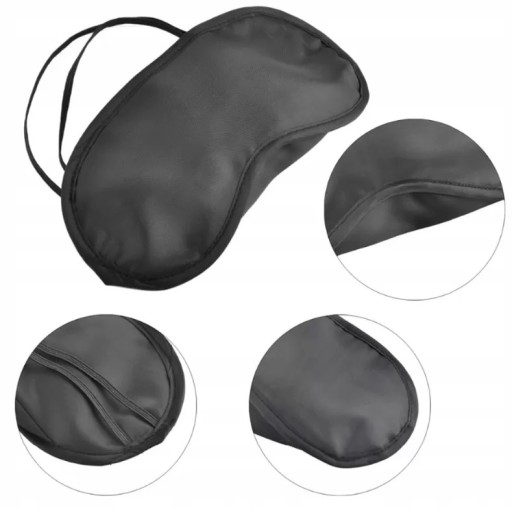 PÁSKY NA OČNÉ MASKY SLEEPING BANDS BLACK MASK SLEEP