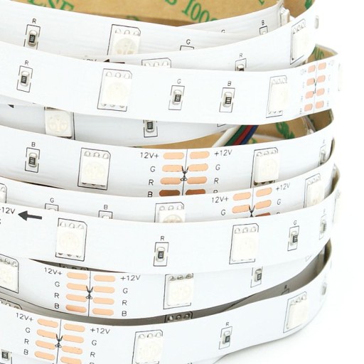 Farebný RGB LED pásik 5050 7,2W/1m 12V na meter