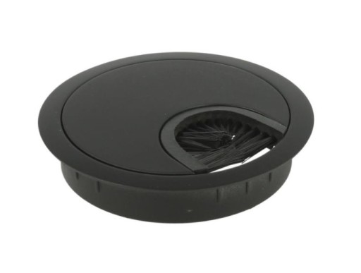 KOVOVÝ KÁBLOVÝ VSTUP KD260-2 60MM MAT ČIERNA.
