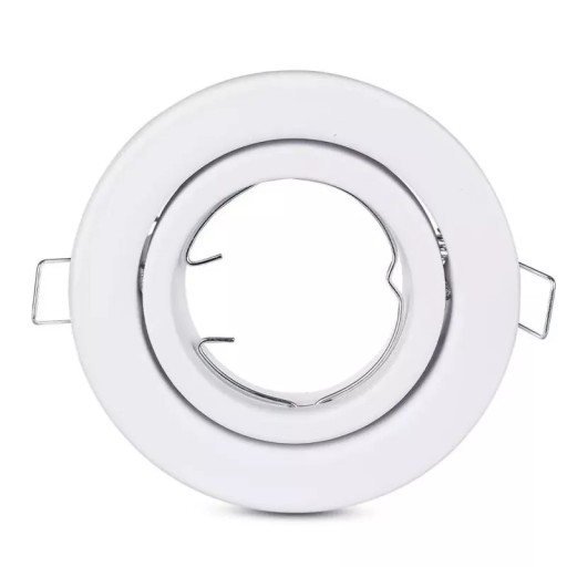 V-TAC GU10 Očko okrúhle pohyblivé biele VT-7227