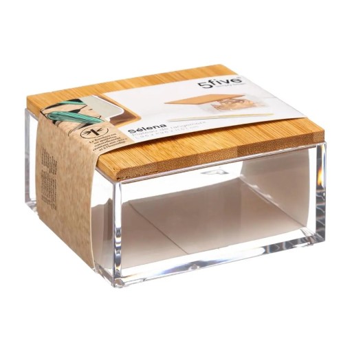 Zásobník na kozmetické doplnky BOX Bamboo