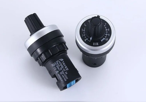 OTOČNÝ POTENCIOMETER NASTAVITEĽNÝ ODPOR 10kOhm 22mm IP65 R10K PRE INVERTOR