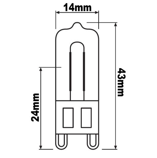 G9 halogénová žiarovka 20W 235lm 2700K HALOPIN PRO Blister OSRAM
