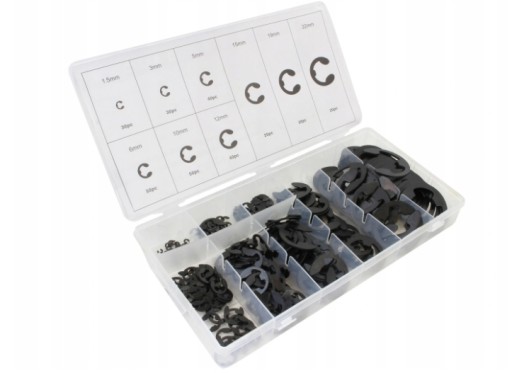 BINDERS E-CLIP BINDERS KRÚŽKY SADA 300 KS