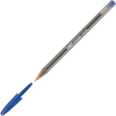 BIC cristal veľké guľôčkové pero, modré, hrúbka 1,6 mm