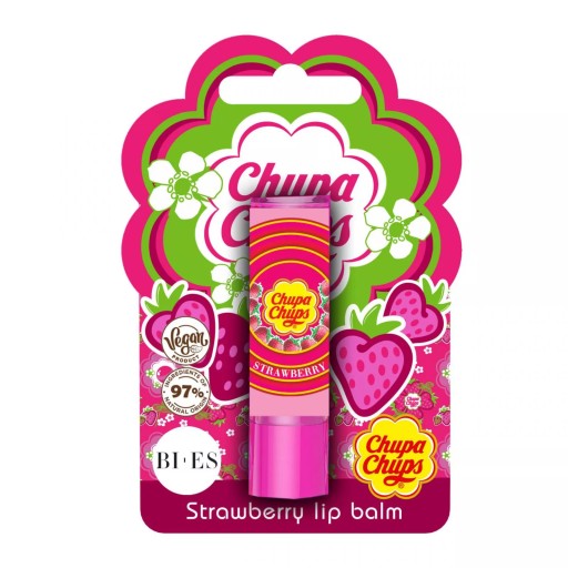 CHUPA CHUPS Rúž pre deti JAHODA, 4 g