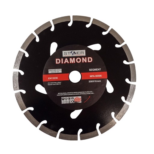 DIAMANTOVÝ KOTOUČ NA BETÓNOVÉ TEHLY KOCKA 230 MM