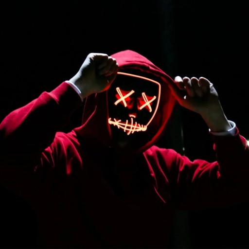 LED MASKA SVIETIACA LED HALLOWEEN PURGE PARTY