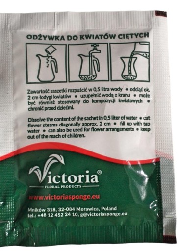 Kondicionér rezaný kvet Victoria a zloženie 2 ks
