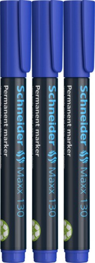 Permanentný popisovač SCHNEIDER Maxx 130, okrúhly, 1-3mm modrý