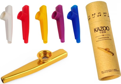 KAZOO KOV ZLATÝ S Púzdrom + KAZOO HY-627