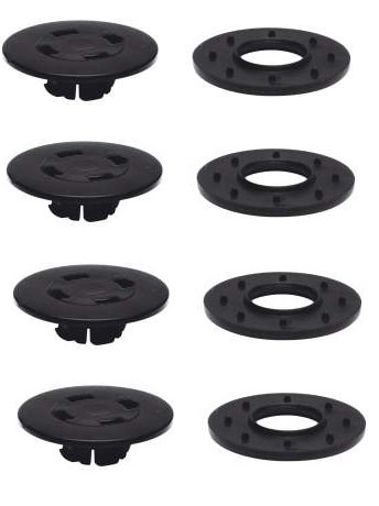 okrúhle zarážky klip pre FIAT ALFA LANCIA (6 mm) sada 4 ks (4x)