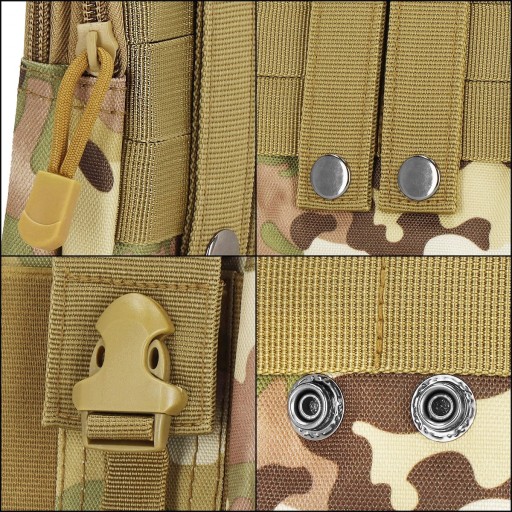VOJENSKÁ TAKTICKÁ TAŠKA CAMO NÁSTENNÁ KAPACITA PÁNSKA TAŠKA MOLLE
