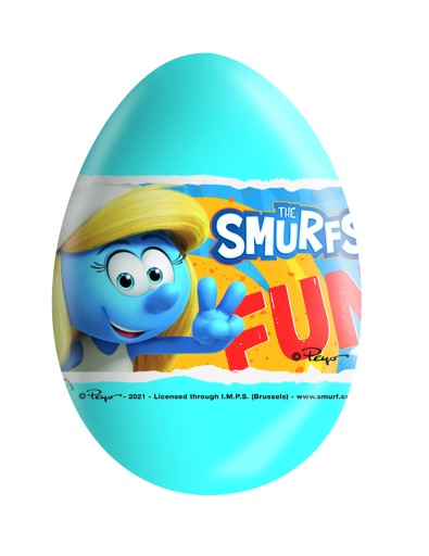 ČOKOLÁDOVÉ PREKVAPENIE VAJCIA SMURFS SMURFS 3 BALENIE 3x20g