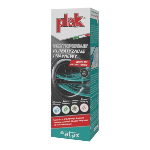 PLAK AIRCLIM FUNGAL REMOVER DEZINFEKCIA KLIMATIZÁCIE