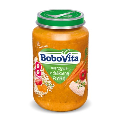 BoboVita zeleninová večera s jemnou rybou - 190g
