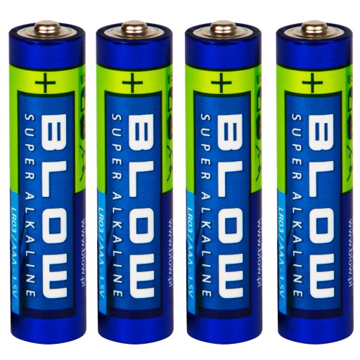 12x SADA BLOW AAA LR3 ALKALICKÝCH BATÉRIÍ