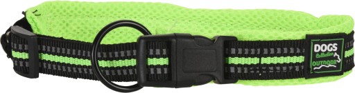 Neónový nastaviteľný obojok pre psa 42-55 cm