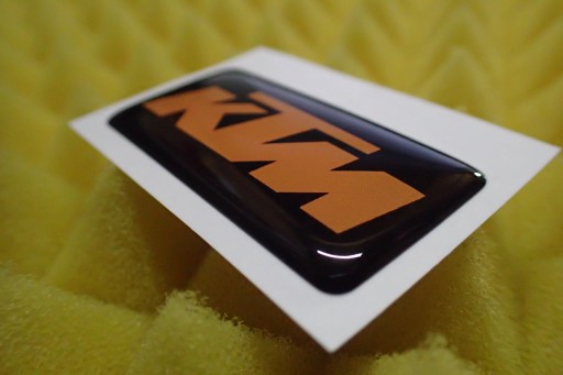 NÁLEPKA KTM 3D NÁLEPKA 4,8 x 2,3 cm