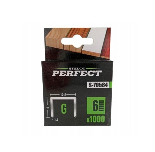 ŠTÍTKY NA ČALÚNENIE PRE PREBERATEĽA 6 mm STALCO TYP G